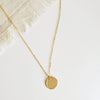 N-98 | Small Initial Disc Necklace