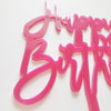 Acrylic Cake Topper | Birthday