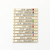 N-106 | Birthstone Necklace (multiple colors available)