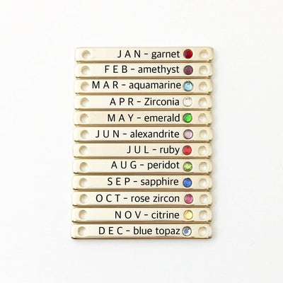 N-106 | Birthstone Necklace (multiple colors available)