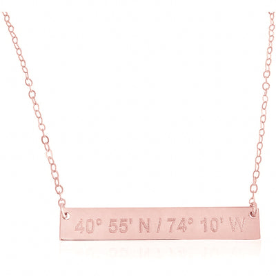 CLN-05 | Lat & Lo™ Bar Necklace