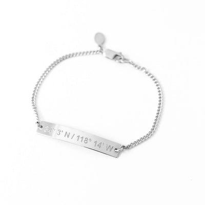 CLB-05 | Lat & Lo™ Chain Bar Bracelet
