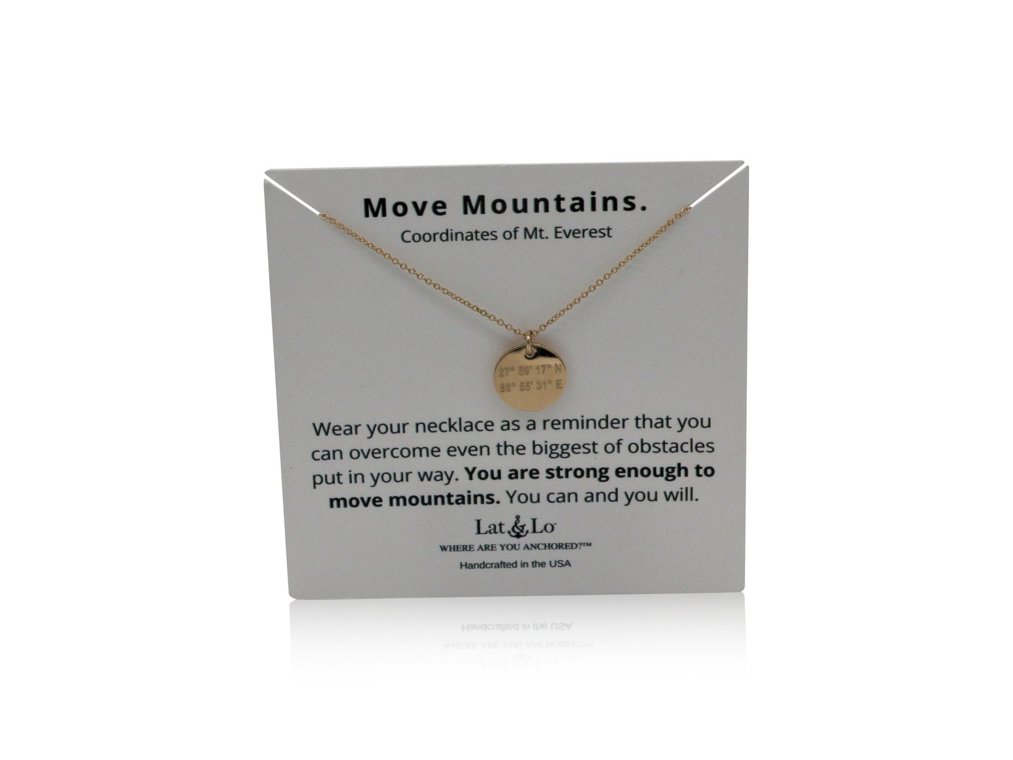 ICMM | Lat & Lo Inspirational Collection - Move Mountains | Mt. Everest