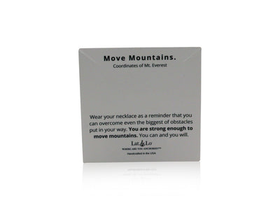 ICMM | Lat & Lo Inspirational Collection - Move Mountains | Mt. Everest