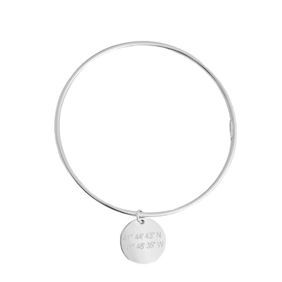 CLB-02 | Lat & Lo™ Charm Bangle