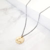 Love Tiny Disc Necklace