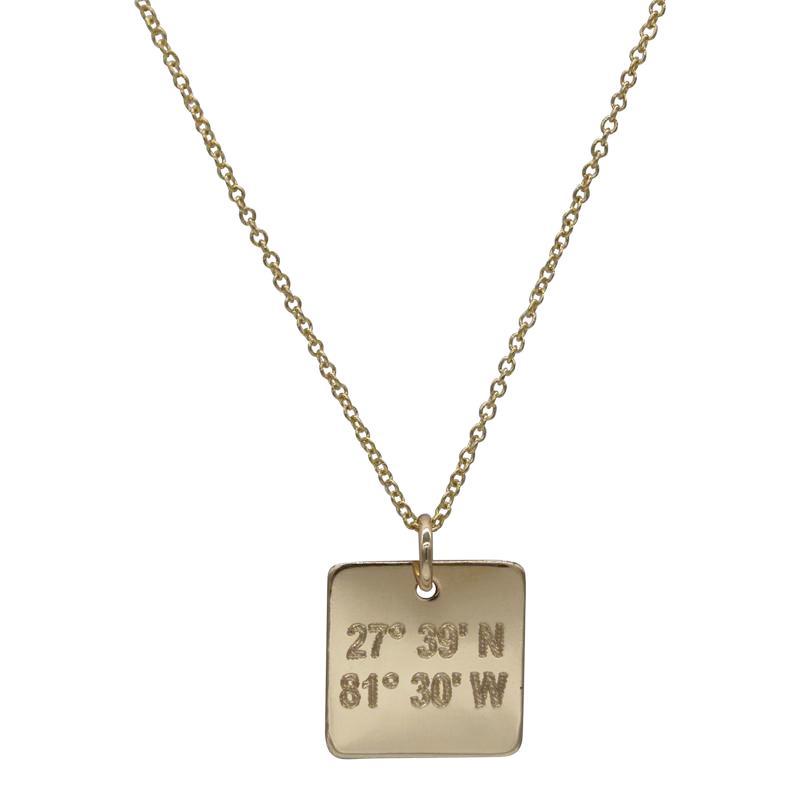 Lat and long necklace store